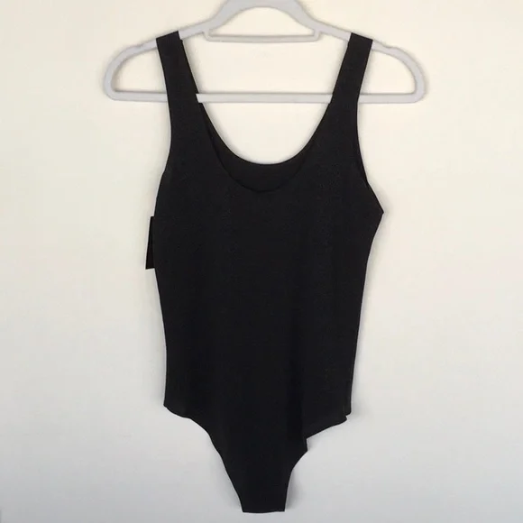 NWT INC International Concepts Black Bodysuit - Picture 2 of 6